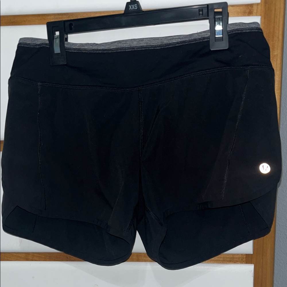 lululemon athletica Women's Black Athletic Shorts